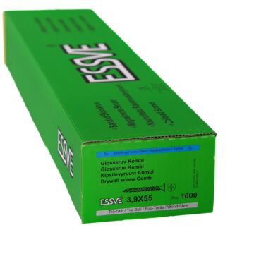 WKRĘT 3,9X55 DO PŁYT G-K KOMBI EZP /1000/6/