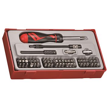 Zestaw wkrętaka z grotami wymiennymi Teng Tools TTMD74