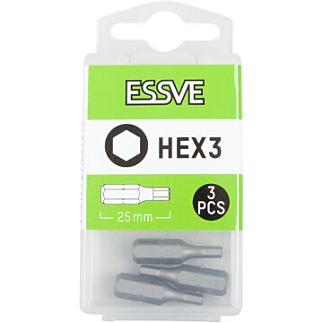 BITY IMBUSOWE 3X25MM /3/20/