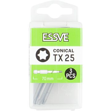 BITY TX25 70MM STOŻKOWE /3/20/