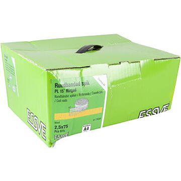 GWOŻDZIE PIERŚCIENIOWE 15ST 2,5X75 RSF A4 /875/