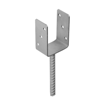 DOMAX PS 90U Podstawa słupa 91x120x60x4 mm cynk ogniowy 4804