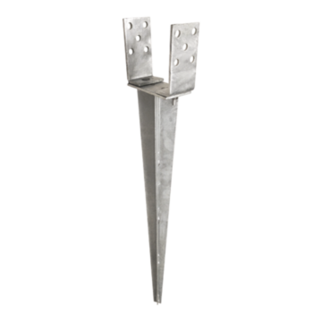 DOMAX PSGR 0-120/700 Podstawa słupa regulowana 0-120x657x700x2 mm cynk ogniowy 4817