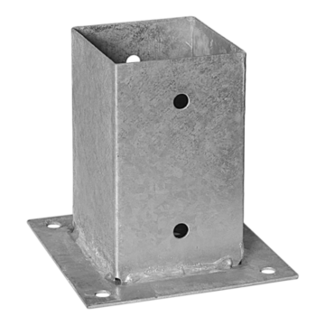 DOMAX PSP 90 Podstawa słupa 91x150x1,8 mm cynk ogniowy 4842