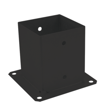 DOMAX PSP 100 Podstawa słupa 101x150x2 mm malowana proszkowo 48432