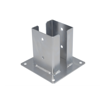 DOMAX PSPD 100 Podstawa słupa 101x150x2,5 mm cynk ogniowy 4849100