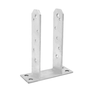 DOMAX PST 70 Podstawa słupa 71x200x50x5 mm cynk ogniowy 4861