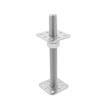DOMAX PSR 80 Podstawa słupa regulowana 80x250x4 mm M24 ocynk 4888