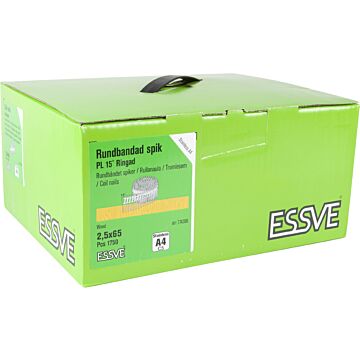 GWOŻDZIE PIERŚCIENIOWE 15ST 2,5X65 RSF A4 /1750/