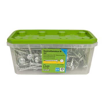 WKRĘT DO DREWNA WAF 6,0X60 EZP /100/6/