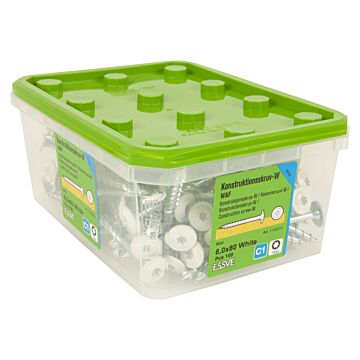 WKRĘT DO DREWNA WAF 6,0X80 VIT /100/4/