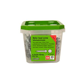 WKRĘT MONTAŻOWY 4,2X25 EPDM RAL7011 TX20 /100/12/