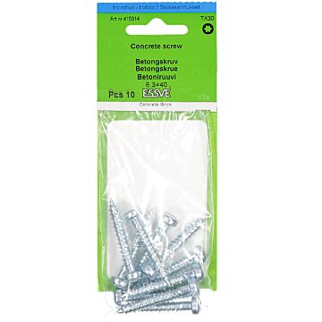 WKRET DO BETONU ECS-PS 6,3X40 KS TX40 EZP /10/10/