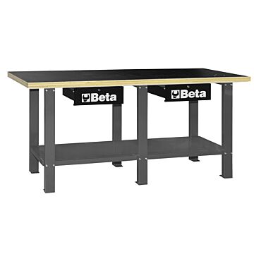 C56W-G-STÓL WARSZTATOWY DREWNIAN. BLATEM