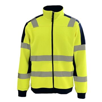 KURTKA ROB.OSTRZEG.ŻÓŁTO-GRANAT.XL