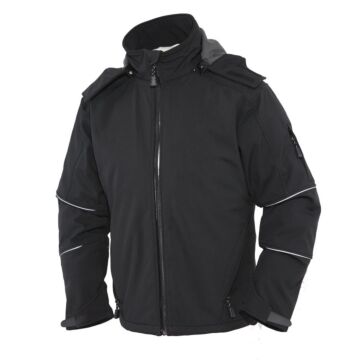 KURTKA SOFTSHELL CZARNA XL
