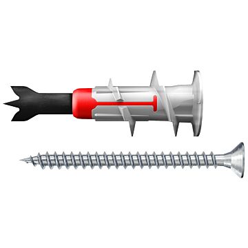 DUOBLADE S | mocowanie do płyt gipsowo-kartonowych z wkrętem
