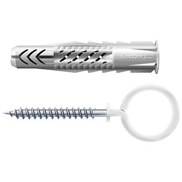 UX 8X50 OHN | mocowanie uniwersalne z kołnierzem i hakiem oczkowym (tworzywowym)