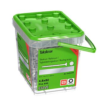 WKRĘT 4,8X80 DO IZOLACJI DACH SAMOWIERT RUSP /500/