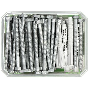 KOŁEK FASADOWY GXL 10X100 HEX HDG /50/4/