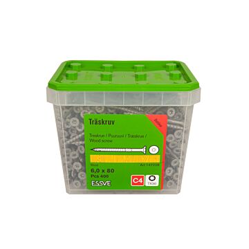 WKRĘT DO DREWNA 6,0X80 FH C4 /400/