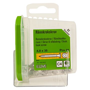 WKRĘT DO HAKA RYNNOWEGO 4,8X35 A2 /20/6/