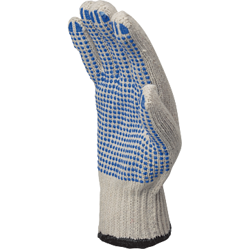 RĘKAWICE PES/BAW/PVC 1 BIAŁ 09