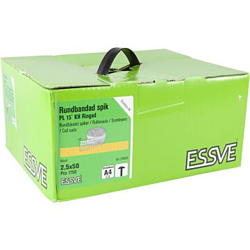 GWOŻDZIE PIERŚCIENIOWE 15ST ŁEB RH 2,5X50 A4 /1750/