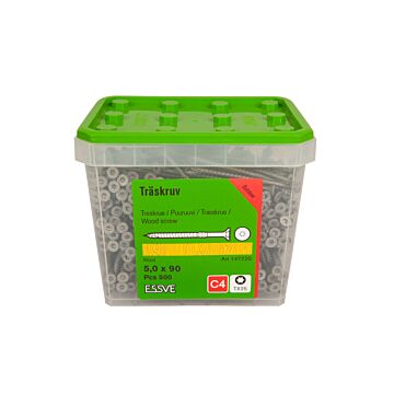 WKRĘT DO DREWNA 5,0X90 FH C4 /500/