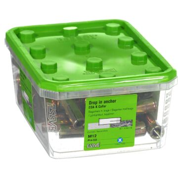 TULEJA ROZPRĘŻNA M12 EDA-K OCYNK ŻÓŁTY /50/4/