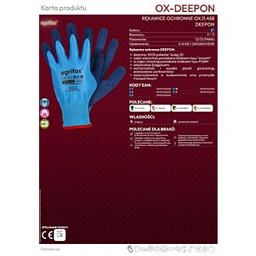 RĘKAWICE OCHRONNE OX-DEEPON NG R9